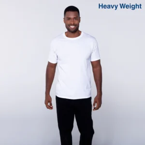 Adult Unisex Heavy Weight Crew Neck Short Sleeve T Shirt